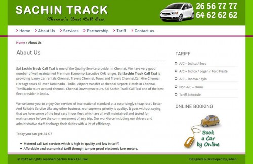 Sachintrack Call Taxi