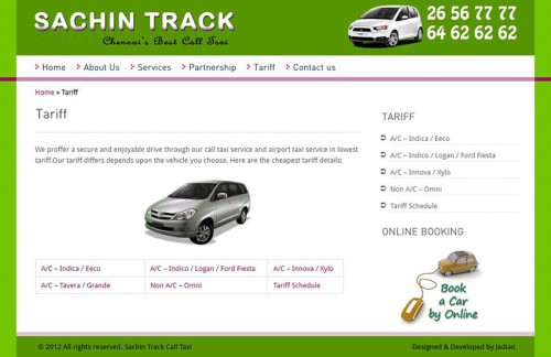 Sachintrack Call Taxi
